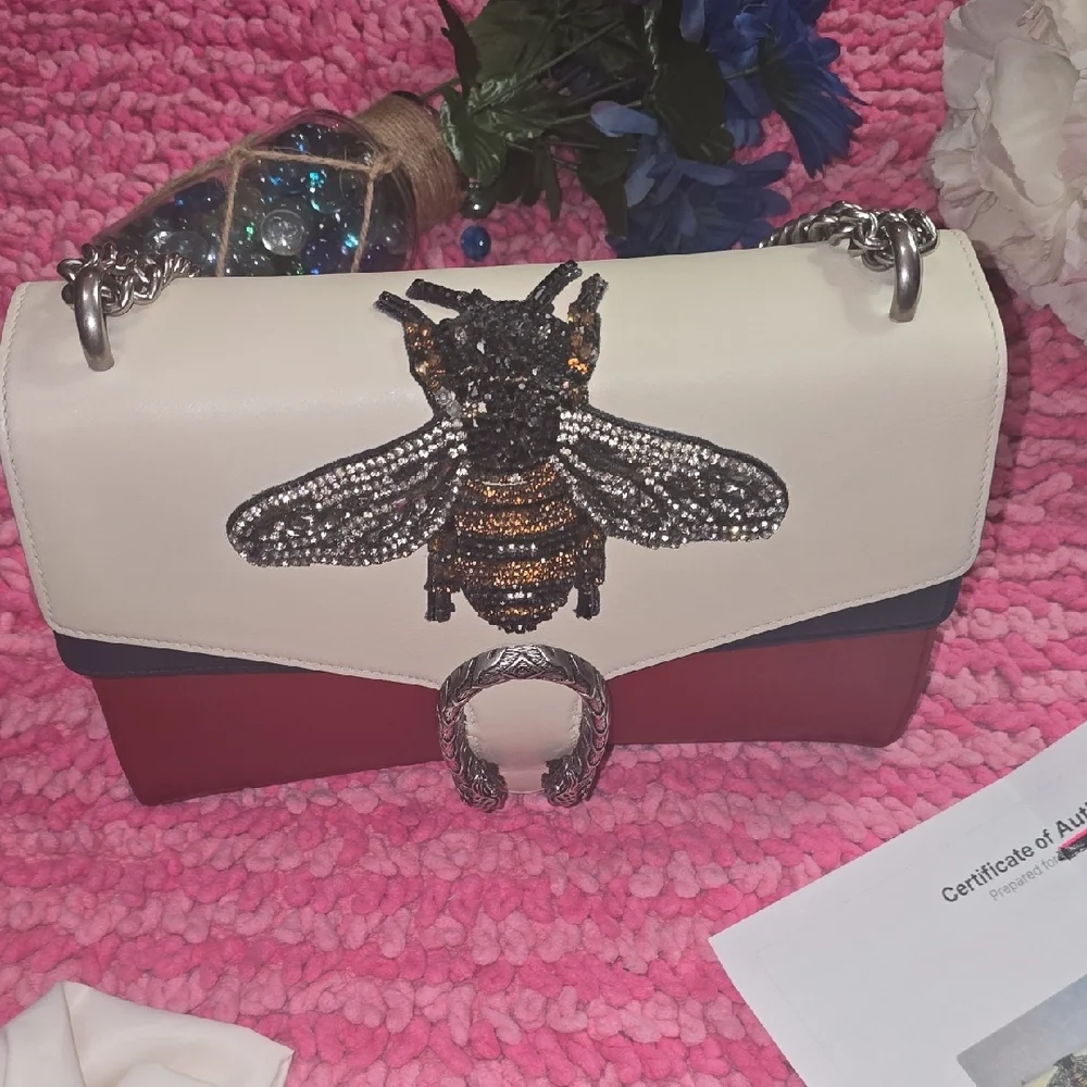 Gucci Red and Cream Shoulder‎ Bag - Picture 17 of 17